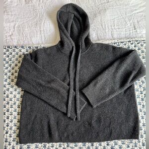Quince Mongolian Cashmere Fisherman Pullover Hoodie